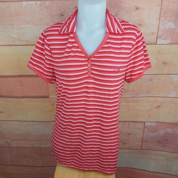 🍄3/50$🍄 THE NORTH FACE v-neck polo size Medium - Picture 3 of 7